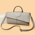 Bianca | Pochette con Stampa Coccodrillo e Chiusura Magnetica