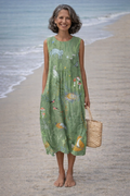 Esperanza | Vestito midi stile woodland