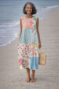 Valeria| Vestito Midi Patchwork