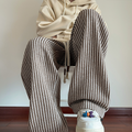 XAVIERA – PANTALONI FELPA MODERNI A RIGHE