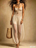 Beatrice | Tuta Harem in Pizzo e Chiffon