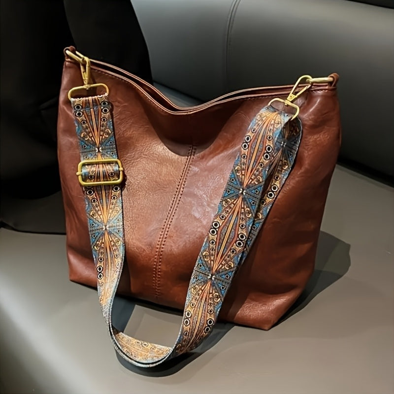 Serena | Borsa a Tracolla Grande Capacità in Stile Etnico