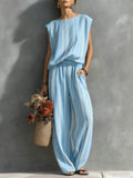 Alessia | Set elegante due pezzi a righe